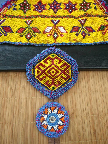 Dress Patches Costume Supply DIY Afghan Kuchi Handmade Vintage Dress Panel Banjara Dress Sew On Tribal Boho Patch Ethnic Indian Dress Supply