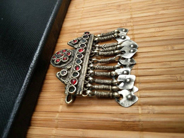 Hair Barrette Afghan Kuchi Tribal Hair Clip Vintage Hair Accessory Banjara Indian Hair Pin Ethnic Traditional Antique Women Bohemian Jewelry