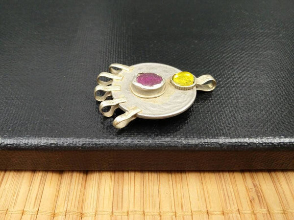 Vintage Coin Connector DIY Costume Jewelry Designing Supply Old Antique Coin Connector Charm Banjara Kuchi Tribal Coin Link Pendant Findings