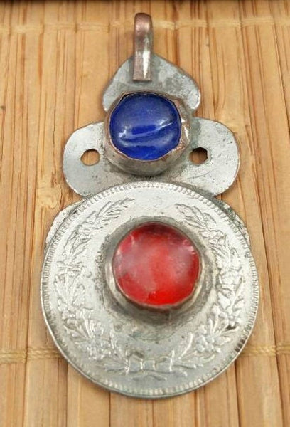 Vintage Coin Pendant DIY Costume Designing Supply Jewelry Supply Old Antique Coin Pendant Charm Banjara Kuchi Tribal Pendant Coin Findings.