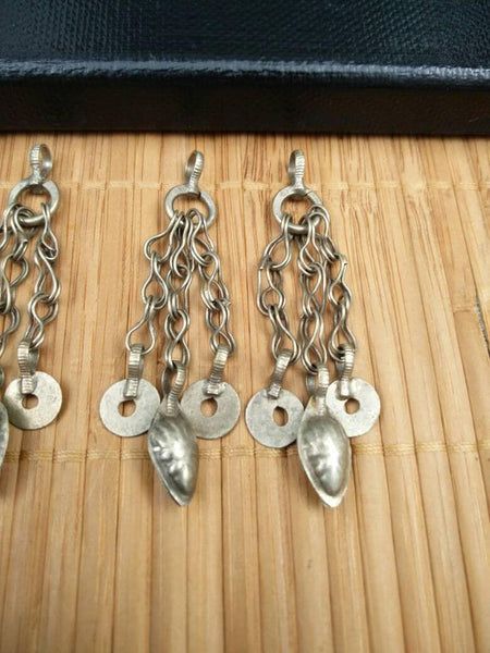 5 Vintage Charms DIY Findings Costume Supply Jewelry Making Parts Hanging Charms Dress Designing Tribal Kuchi Afghan Handmade DIY Findings.