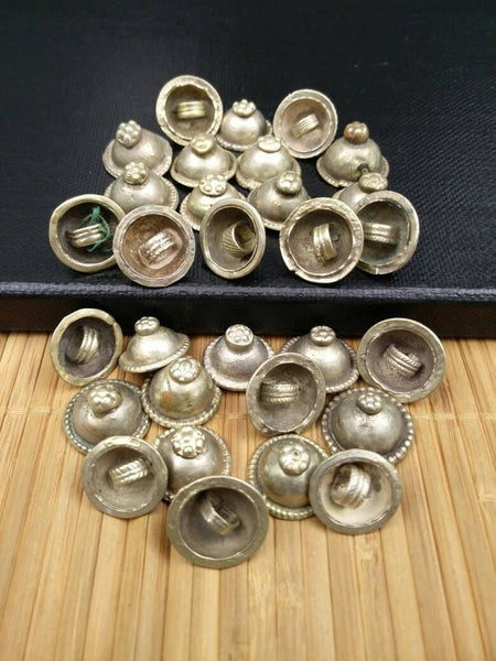 10 Almost Same Similar Vintage Buttons Belly Dancing Costume Supply Dress Tribal Kuchi Afghan Handmade Antique Bohemian Jewelry Findings
