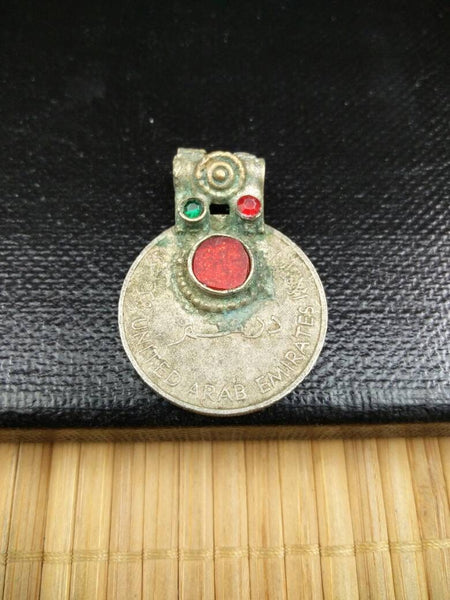 Vintage Coin Pendant DIY Belly Dancing Costume Designing Supply Antique Charm Banjara Kuchi Tribal Afghan Bohemian Clothing Jewelry Findings