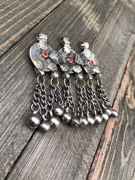 Vintage Coin Pendant DIY Belly Dancing Costume Designing Supply Old Antique Coin Charm Banjara Kuchi Tribal Afghan Bohemian Jewelry Findings
