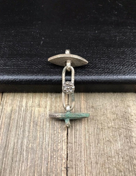 Silver Connector DIY Belly Dancing Costume Supply Ethnic Banjara Dress Designing Tribal Kuchi Afghan Handmade DIY Bohemian Jewelry Findings
