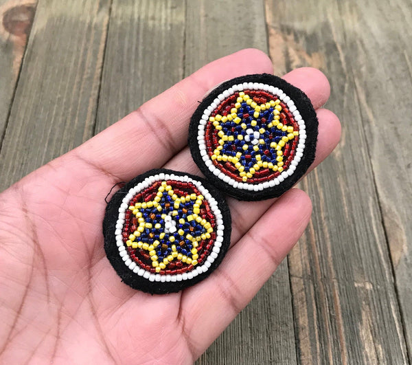Pair Of Dress Patches Belly Dancing Costume Supply Afghan Kuchi Tribal Handmade Vintage Antique Banjara Dress Bohemian Clothing Findings.