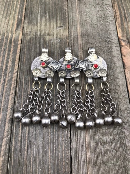 Vintage Coin Pendant DIY Belly Dancing Costume Designing Supply Old Antique Coin Charm Banjara Kuchi Tribal Afghan Bohemian Jewelry Findings