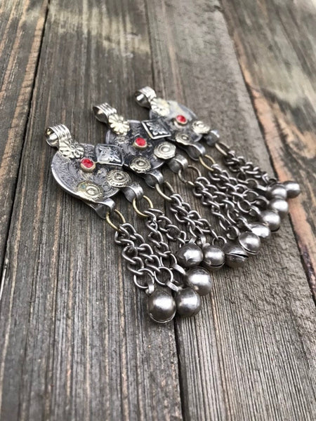 Vintage Coin Pendant DIY Belly Dancing Costume Designing Supply Old Antique Coin Charm Banjara Kuchi Tribal Afghan Bohemian Jewelry Findings