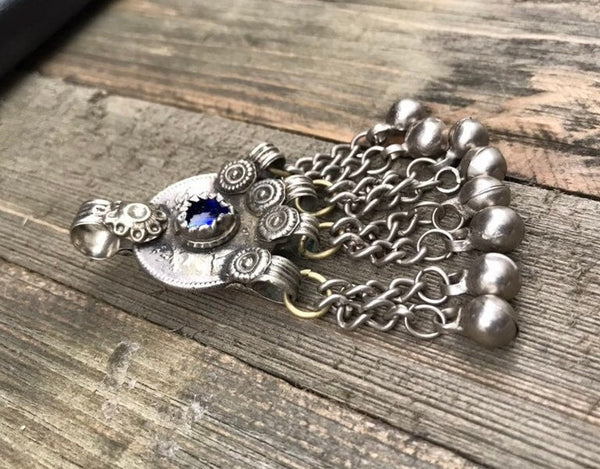 Double Sided Vintage Coin Pendant Belly Dancing Costume Designing DIY Bohemian Jewelry Supply Old Antique Afghan Kuchi Tribal Ethnic Charm.