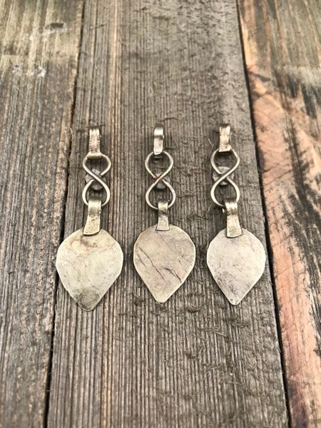5 silver Charms DIY Belly Dance Costume Supply Dress Designing Tribal Kuchi Afghan Traditional Ethnic Handmade DIY Bohemian Jewelry Findings