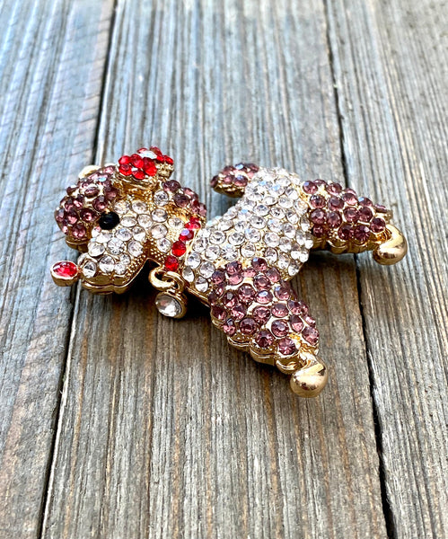 1 Puppy Pendant DIY Dog Lovers Pet Animal Charm Yoga Mala Long Sweater Necklace Keychain Zipper Pull Handbags Bohemian Jewelry Findings Gift