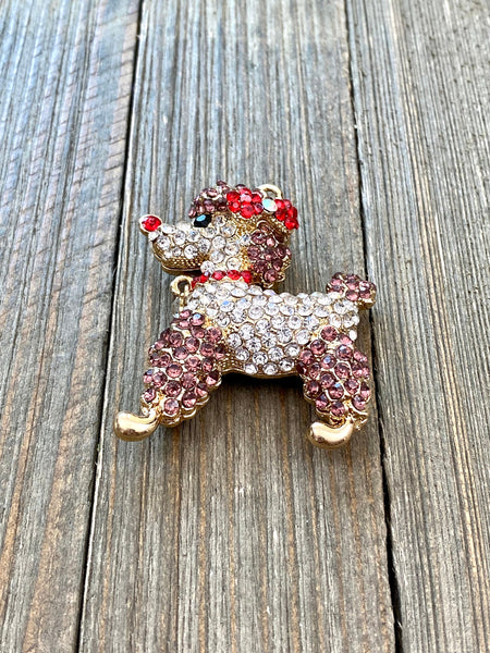 1 Puppy Pendant DIY Dog Lovers Pet Animal Charm Yoga Mala Long Sweater Necklace Keychain Zipper Pull Handbags Bohemian Jewelry Findings Gift