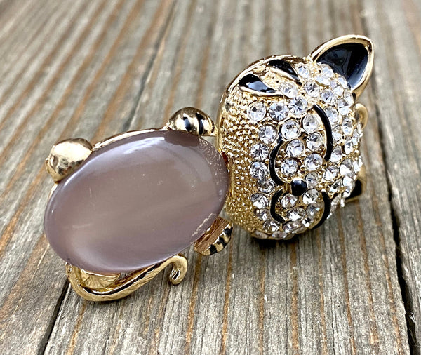 Cat Pendant Elegant Cat Pet Lover Charm Boho Gypsy Hippie Animal Lover DIY Bohemian Jewelry Finding Yoga Mala Earrings Long Sweater Necklace